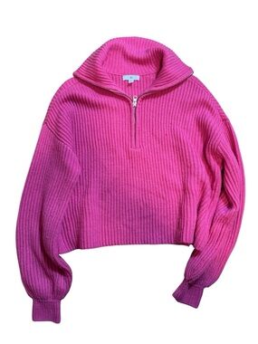 BP. (Nordstrom) Pink Ribbed Cropped Sweater – Size Small